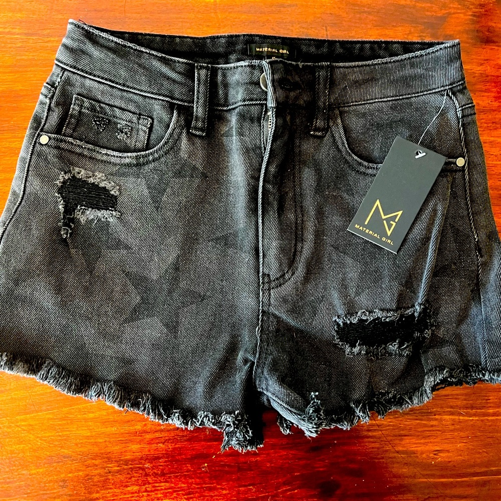 🖤5/$10 bundle black faded star cutoff shorts